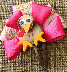 Silly Turkey Hair Bows